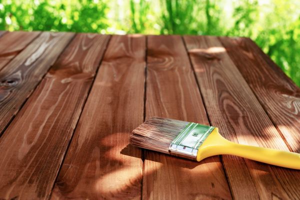 Patio Floor Staining in High Point